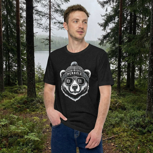 Perkele Bear Finnish Language T-Shirt