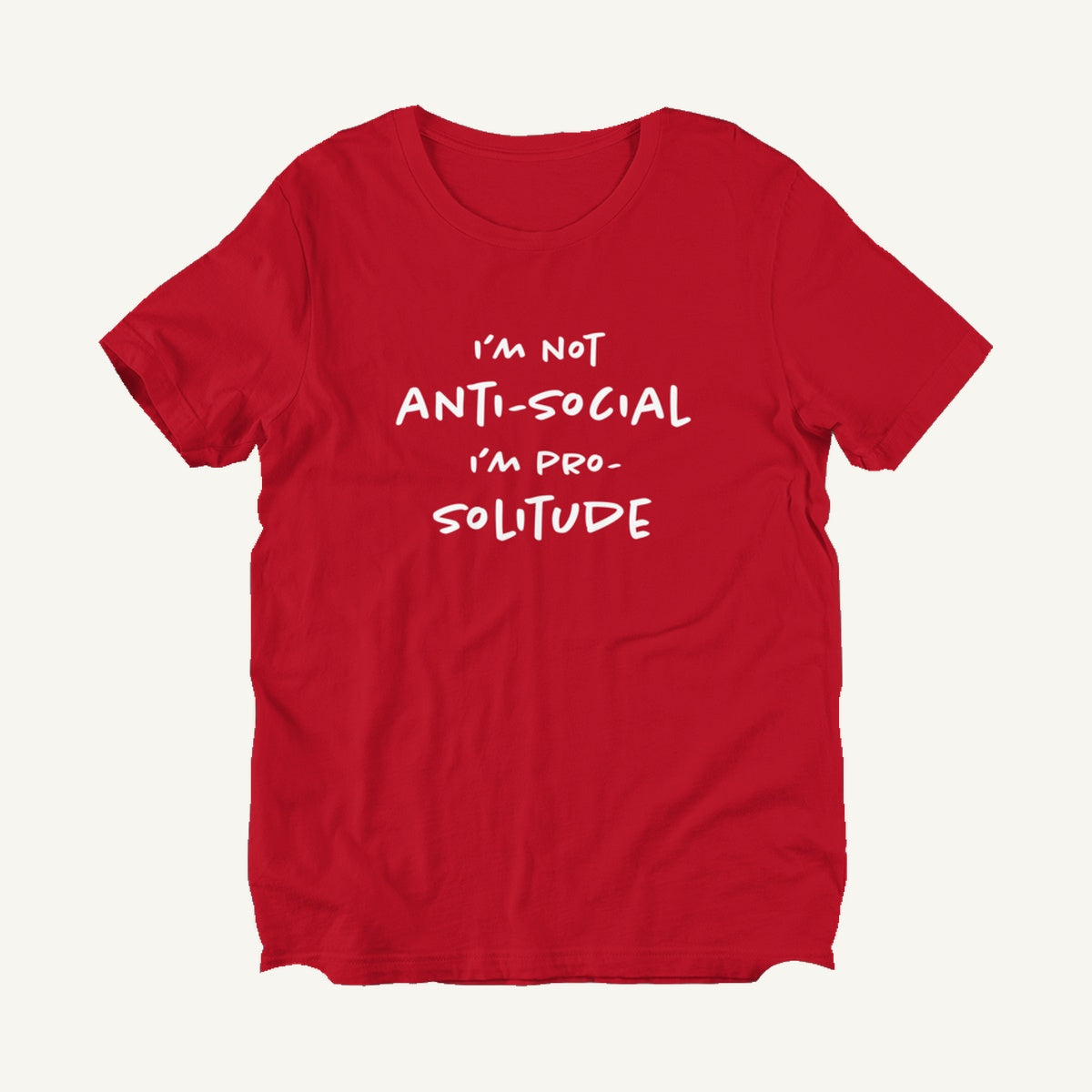Red Solitude Finnish t-shirt by Very Finnish Problems