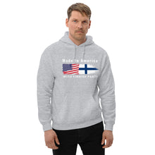 Load image into Gallery viewer, Made in America with Finnsh parts Unisex Hoodie