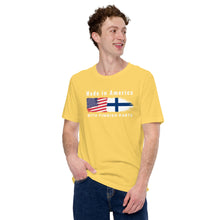 Load image into Gallery viewer, Made in America with Finnish parts unisex t-shirt