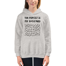 Load image into Gallery viewer, Forest is my backyard Kids Hoodie