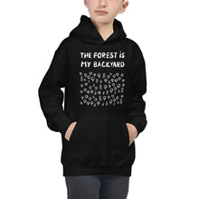 Load image into Gallery viewer, Forest is my backyard Kids Hoodie