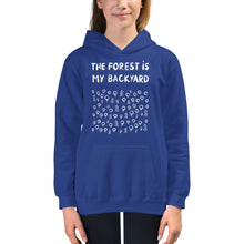 Load image into Gallery viewer, Forest is my backyard Kids Hoodie
