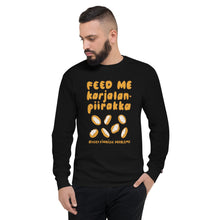 Load image into Gallery viewer, Feed me Karelian pies Men's Long Sleeve Shirt