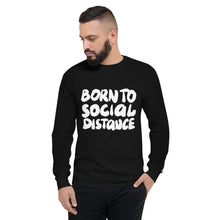 Load image into Gallery viewer, Born to social distance Men's Long Sleeve Shirt