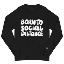 Load image into Gallery viewer, Born to social distance Men's Long Sleeve Shirt
