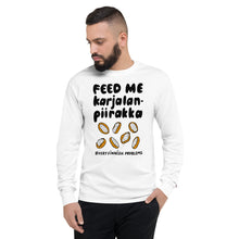 Load image into Gallery viewer, Feed me Karelian pies Men's Long Sleeve Shirt