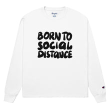 Load image into Gallery viewer, Born to social distance Men's Long Sleeve Shirt