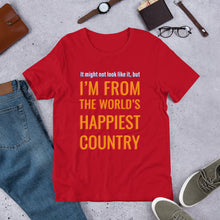Load image into Gallery viewer, Happiest Country Unisex T-Shirt