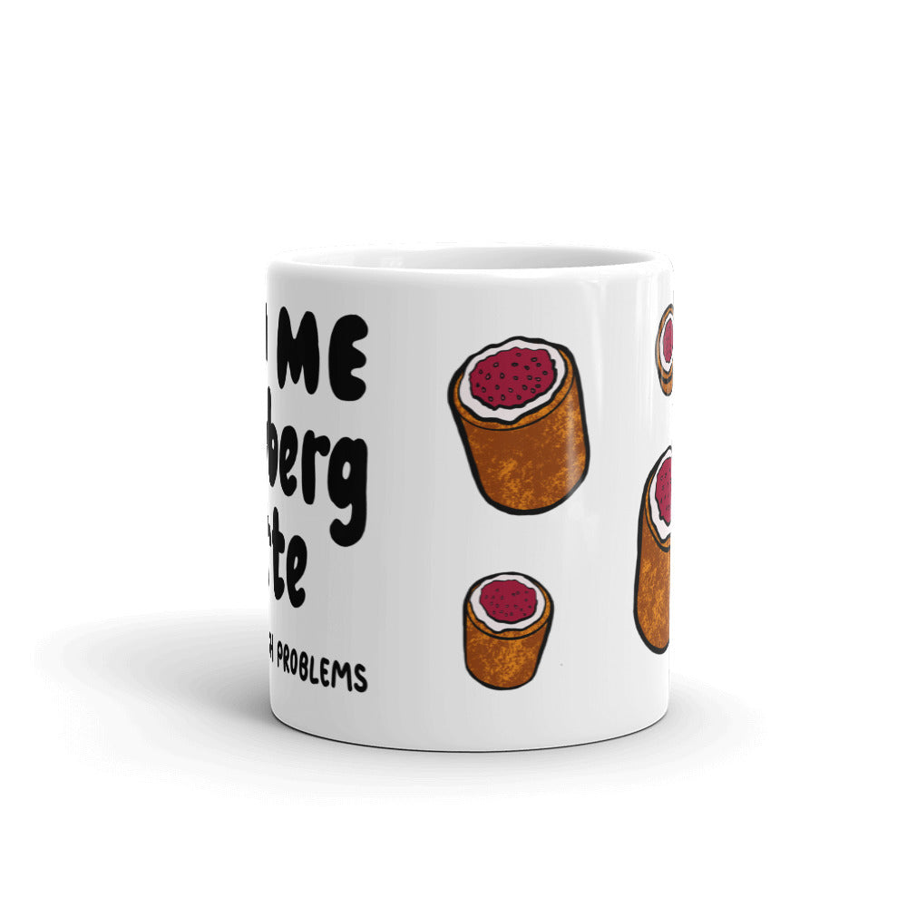Feed Me Runeberg Torte Finnish Food Mug - alternate view - Very Finnish Problems