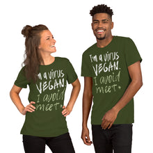 Load image into Gallery viewer, Virus Vegan Unisex T-Shirt