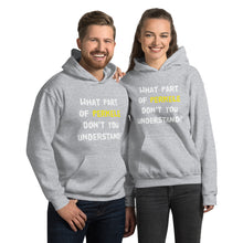 Load image into Gallery viewer, What Part of Perkele Unisex Hoodie