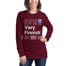 Load image into Gallery viewer, Very Finnish service manual Long Sleeve Tee