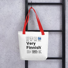 Load image into Gallery viewer, Very Finnish Tote bag