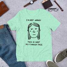 Load image into Gallery viewer, Finnish Face Female Unisex T-Shirt