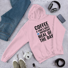 Load image into Gallery viewer, Coffee Meal of the Day Unisex Hoodie