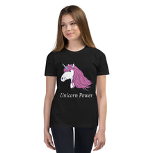 Load image into Gallery viewer, Unicorn Power Youth T-Shirt