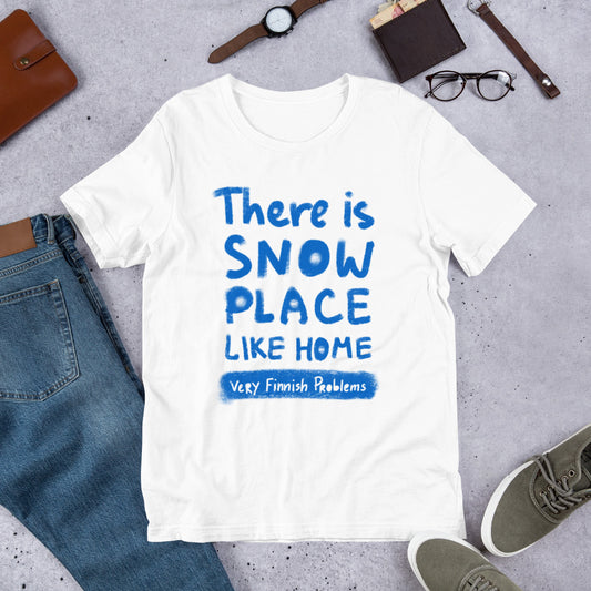 Snow Place Like Home Finnish Winter T-Shirt - alternate view - Very Finnish Problems