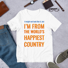 Load image into Gallery viewer, Happiest Country Unisex T-Shirt