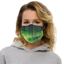 Load image into Gallery viewer, Northern Lights (Emerald) Face mask