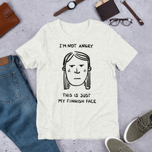 Load image into Gallery viewer, Finnish Face Female Unisex T-Shirt