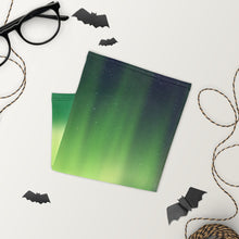 Load image into Gallery viewer, Northern Lights (Emerald) Face covering