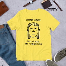 Load image into Gallery viewer, Finnish Face Female Unisex T-Shirt