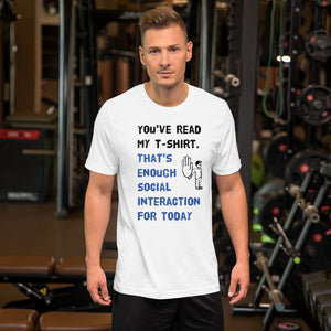 Social Interaction Unisex T-Shirt