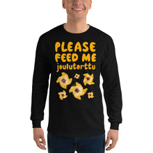 Load image into Gallery viewer, Feed me joulutorttu Men’s Long Sleeve Shirt