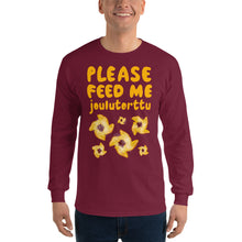Load image into Gallery viewer, Feed me joulutorttu Men’s Long Sleeve Shirt
