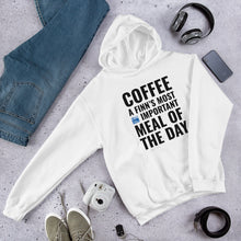 Load image into Gallery viewer, Coffee Meal of the Day Unisex Hoodie
