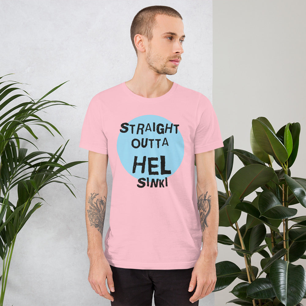 Straight Outta Hel II Finnish Helsinki T-Shirt - Finnish t-shirt from Very Finnish Problems