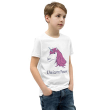 Load image into Gallery viewer, Unicorn Power Youth T-Shirt