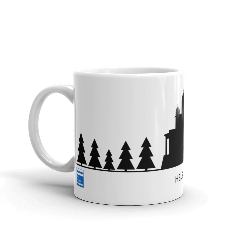 Helsinki Skyline #2 Finnish Culture Mug - alternate view - Very Finnish Problems