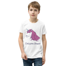 Load image into Gallery viewer, Unicorn Power Youth T-Shirt