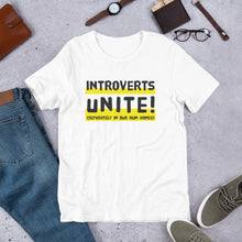 Load image into Gallery viewer, Introverts Unite Unisex T-Shirt