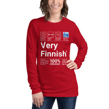 Load image into Gallery viewer, Very Finnish service manual Long Sleeve Tee