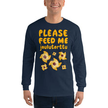 Load image into Gallery viewer, Feed me joulutorttu Men’s Long Sleeve Shirt