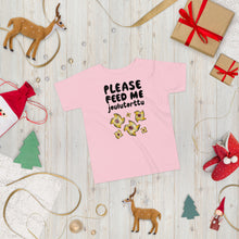 Load image into Gallery viewer, Feed me Joulutorttu Toddler Short Sleeve Tee