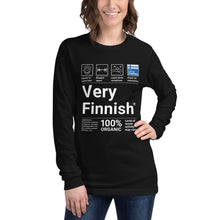 Load image into Gallery viewer, Very Finnish service manual Long Sleeve Tee