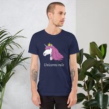 Load image into Gallery viewer, Unicorns Rule Unisex T-Shirt