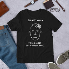 Load image into Gallery viewer, Finnish Face Male Unisex T-Shirt
