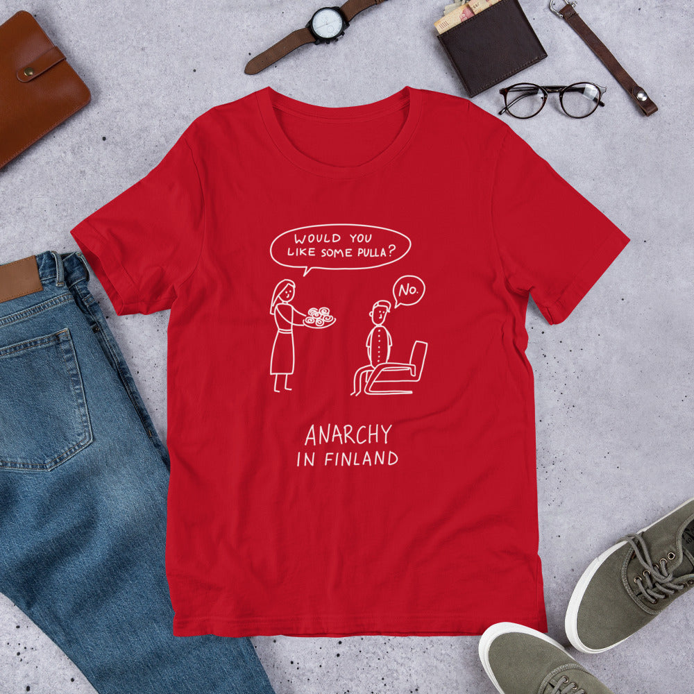 No Pulla Finnish Food T-Shirt - Finnish t-shirt from Very Finnish Problems