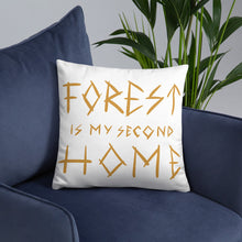 Load image into Gallery viewer, Forest is my 2nd Home Basic Pillow