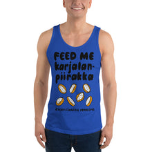 Load image into Gallery viewer, Feed Me Karjalanpiirakka Unisex Tank Top