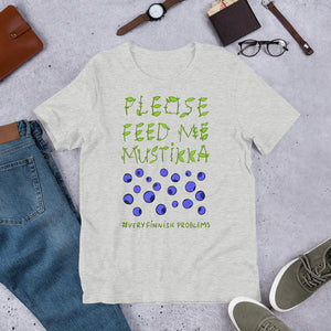 Feed Me Mustikka Unisex T-Shirt
