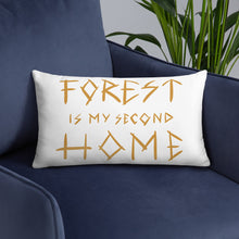 Load image into Gallery viewer, Forest is my 2nd Home Basic Pillow