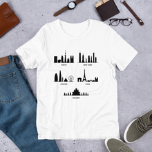 Load image into Gallery viewer, Helsinki Skyline Unisex T-Shirt