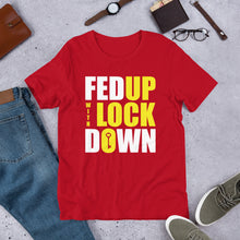 Load image into Gallery viewer, Fed Up with Lockdown Unisex T-Shirt