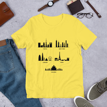 Load image into Gallery viewer, Helsinki Skyline Unisex T-Shirt